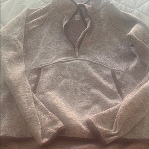 Kyodan outdoor knit top - maroon/white size medium